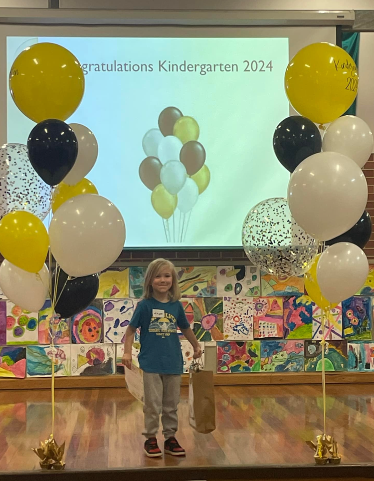 Child graduating from our transition to school program