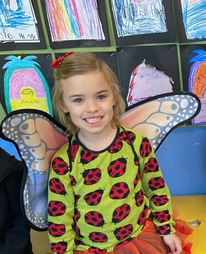 Child in a dress-up costume